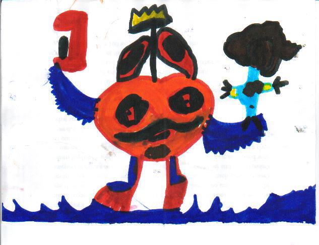 Cuore in viaggio - disegno di E.B.